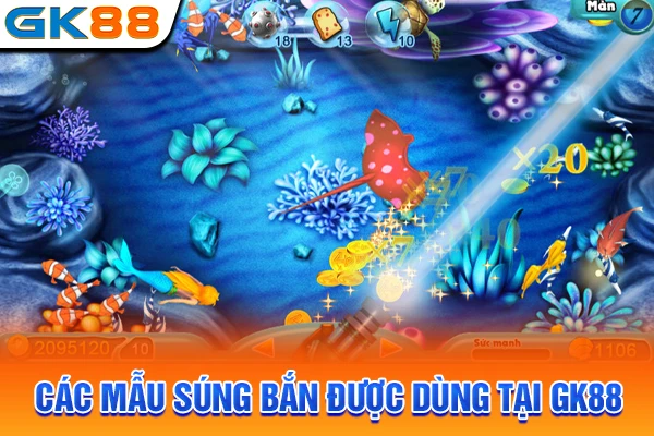 Các mẫu súng bắn được dùng tại GK88