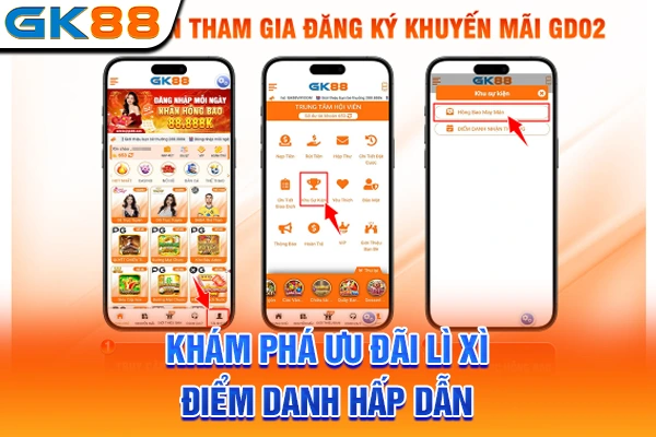 Khám phá ưu đãi lì xì điểm danh hấp dẫn