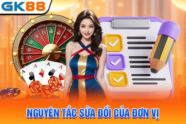 Nguyên tắc sửa đổi của đơn vị