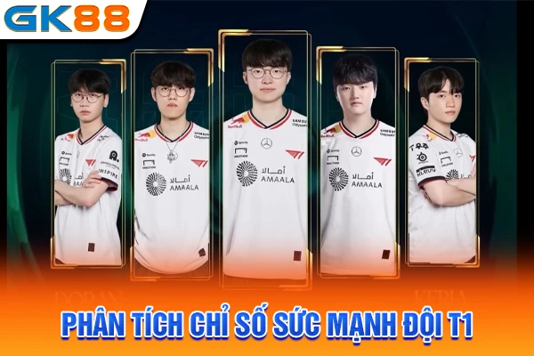 Phân tích chỉ số sức mạnh đội T1